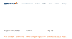 Desktop Screenshot of barringtonmedia.com