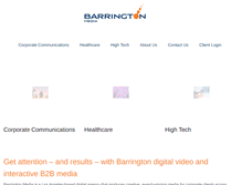 Tablet Screenshot of barringtonmedia.com